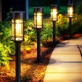 Mancra Solar Pathway Lights, 8 Pack LED Solar Lights Review best halloween decorations
