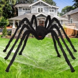 Aitey 8.5 FT Giant Spider Halloween Decorations, Review halloween decoration ideas outdoor