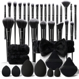 HGHDBT 36Pcs Black Makeup Brushes Set Professional Make Review makeup artist