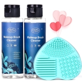 Clean-n-Fresh Makeup Brush Cleaner Set For Brushes, Review how to clean makeup brushes