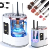 3-in-1 Electric Makeup Brush Cleaner Machine With Review how to clean makeup brushes