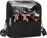 Makeup Brush Bag, Makeup Brush Holder Travel Stand-up Review makeup artist
