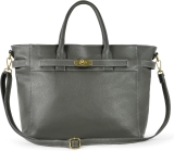 Italian Genuine Calf Leather Handbag for Women with Review birkin bag