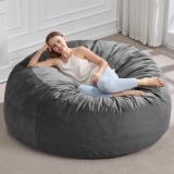 Hobestluk 5FT Bean Bag Chair Giant Bean Bag Chairs for Review bean bag chair