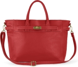 Italian Genuine Calf Leather Handbag for Women with Review walmart birkin bag