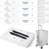 Feifeiya 1000 Hotel Luggage ID Tags with Transfer Tape Review bages hotel