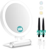 B Beauty Planet Magnifying Mirror with Light 30X, Review makeup mirror
