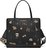 KARL LAGERFELD Women’s Maybelle Pins Satchel Review karl lagerfeld bags
