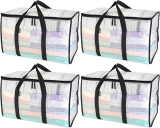 BALEINE 4-Pack Oversized Moving Bags with Reinforced Review clear bags