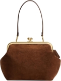 COACH Women’s Suede Kisslock Frame Bag 27 Review coach kisslock bag