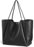 Oversize Pu Leather Tote Women Weekender Bag Shopper Review tote bag women