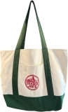 Trader Joes LARGE Tote Shopping Bag Cotton Canvas Review trader joeʼs tote bag