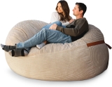 Big Joe Fuf 7Ft Giant Foam Bean Bag Chair, Oversized Review bean bag