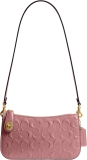 COACH Women’s Patent Signature Leather Penn Review pink coach bag
