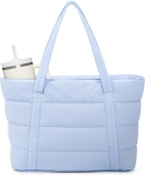 Narwey Puffer Tote Bag for Women Girl, Puffy Work Tote Review bag in tote
