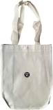 Lululemon New White Shopping Lunch Gym Tote Bag Yoga Review lululemon bag