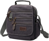 Mens bag Canvas Shoulder Bag Small Messenger Crossbody Review messenger bags shoulder bag