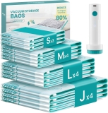 SONGMICS Vacuum Storage Bags, Rechargeable Portable Review vacuum seal bags