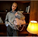 Women’s Large PU Tote Bag, Retro Shoulder Boston Bag Review chloe paddington bag