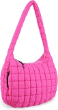 Quilted Puffer Tote Bag Purse Puffy Crossbody Shoulder Review wendyʼs biggie bag