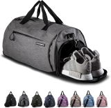 Fitgriff® Gym Bag for Men & Women with Shoe & Wet Review travel bag
