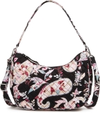 Vera Bradley Women’s Cotton Frannie Crescent Crossbody Review vera bradley bags