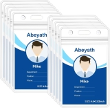 ABEYATH 10 Pack Extra Thick ID Card Name Badge Holder Review bages hotel