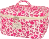 Rose Red Large Quilted Floral Makeup Bag Cute Soft Review makeup and makeup bags