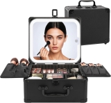 Relavel Makeup Bag with LED Mirror, Makeup Box Travel Review makeup and makeup bags