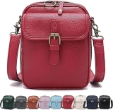 Leather Crossbody Bag for Women,Anti-Theft Messenger Review shoulder bag