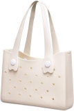 Larcenciel Rubber Tote Bag, Perforated Design Review tote bags