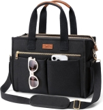 Canvas Tote Bag for Women, 15-Pockets Work Laptop Tote Review canvas tote bag