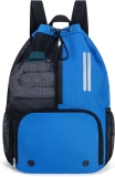 Swim Bag Mesh Drawstring Backpack with Shoe Compartment Review beach bag