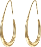 Lightweight Teardrop Hoop Earrings for Women – 14k Gold Review ysl bag