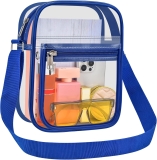 USPECLARE Clear Purse for Stadium Events Clear Review clear bag
