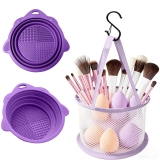 Makeup Brush Cleaner Mat & Drying Basket, Makeup Brush Review how to clean makeup brushes