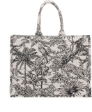 Large capacity handbag linen cotton flower embroidery Review dior bags handbags