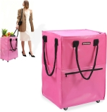 WORKPRO Large Rolling Grocery Bag, 36-Gallon Tote with Review hulken bag