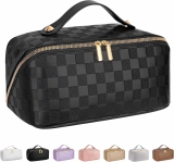 Large Capacity Travel Cosmetic Bag – Portable Makeup Review makeup bag