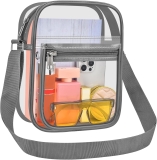 USPECLARE Clear Purse for Stadium Events Clear Review clear bag