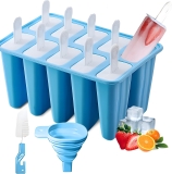 Silicone Popsicle Molds 10 Pcs Ice Pop Maker Molds with Review popsicle mold