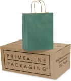 Prime Line Packaging Green Gift Bags Small, Kraft Paper Review bags by bags