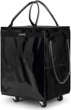 (Medium,Black) Reusable Grocery Bag on Wheels, 70L Review hulken bag