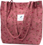 TOPASION Cute Corduroy Tote Bag Canvas Shoulder Review tote bags tote bags