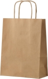 FACEBAG 50-Pack Brown Paper Bags with Handles Bulk, Review brown bag