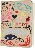 Marc Jacobs Women’s The Punk Scribble Passport Case, Review glamaholic bag
