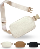Boutique Fleece Belt Bag | Sherpa Crossbody Fanny Pack Review lululemon belt bag