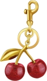 TINKRSTUFF Cherry Bag Charm Cute Key Chains Cherry Review bag charm