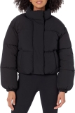 Seller Essentials Womens Cropped Full-Zip Puffer Jacket Review puffer coat